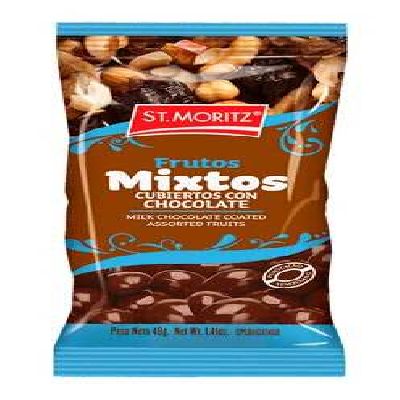 ST. MORITZ GRAGE FRUTO MIX 40 G * 12 UN